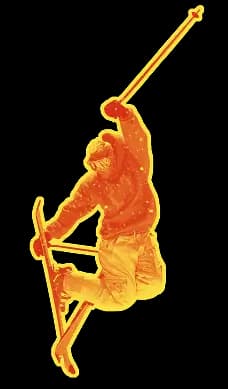 Orange Child Cutout